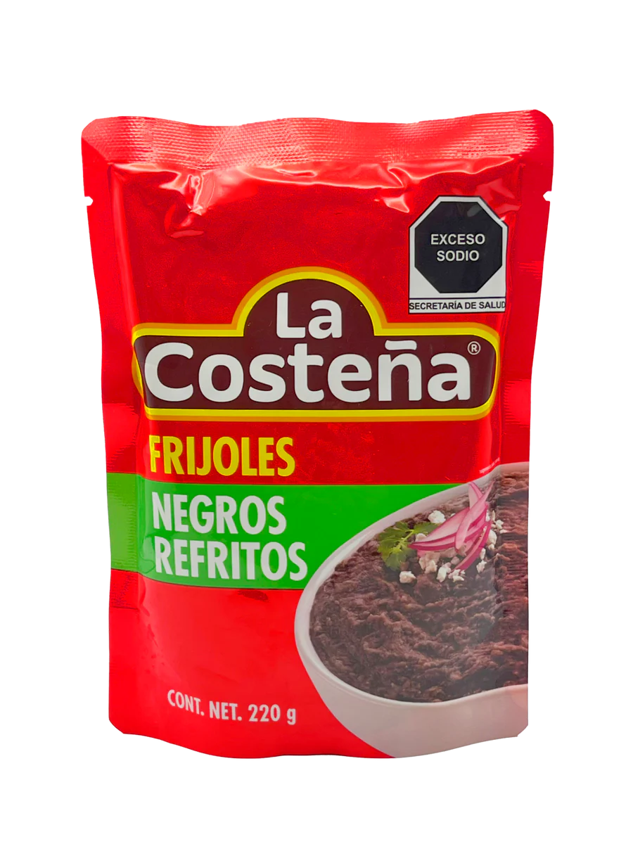 Frijoles Negros Refritos