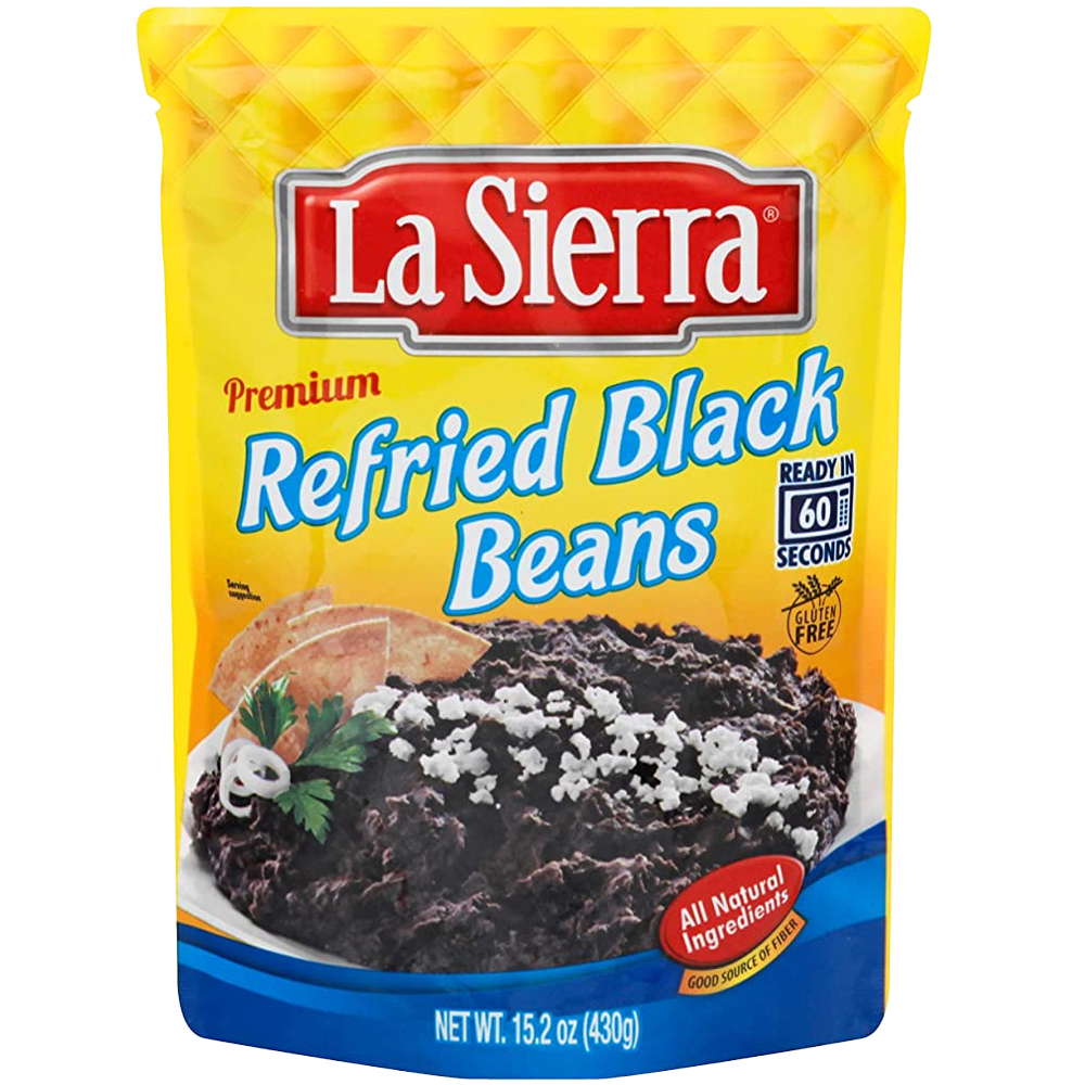 Refried Black Beans Pouch